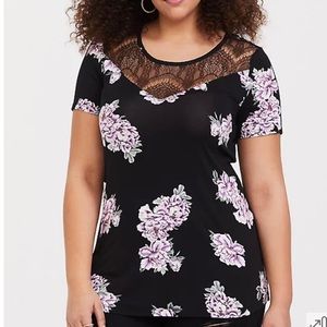 Torrid Super Soft Lace Top